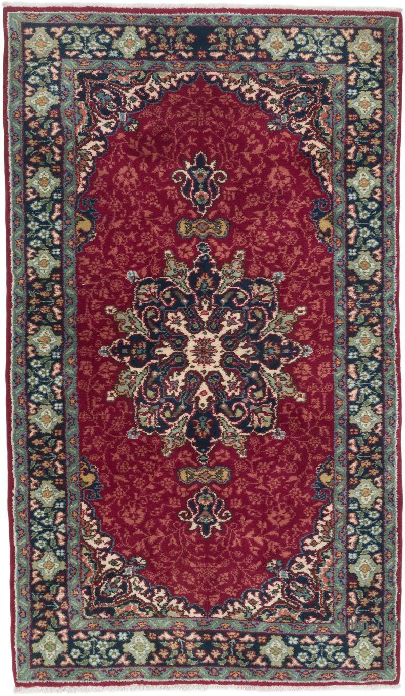 Alfombra Vintage Turca Anudada a Mano - 115 cm x 196 cm - K0067763