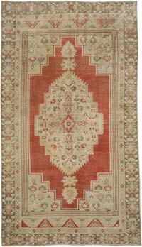 El Dokuma Vintage Halı - 206 cm x 358 cm