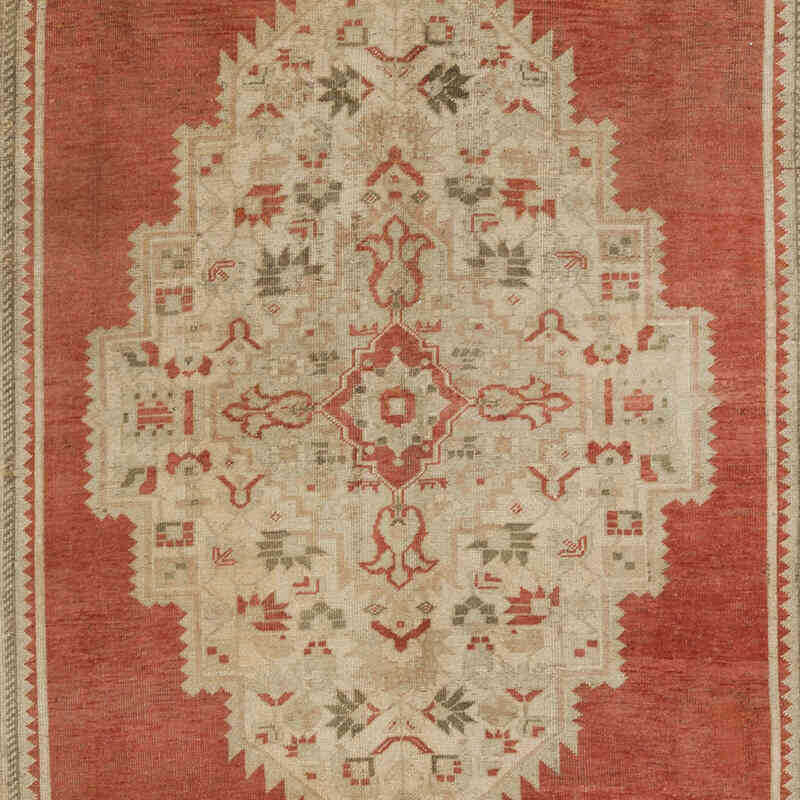El Dokuma Vintage Halı - 206 cm x 358 cm - K0067765