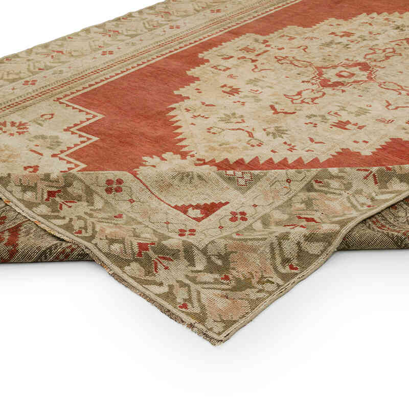 El Dokuma Vintage Halı - 206 cm x 358 cm - K0067765