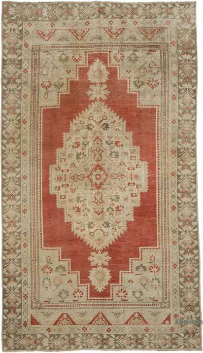 Alfombra Vintage Turca Anudada a Mano - 206 cm x 358 cm