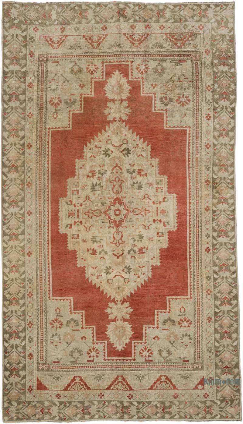 El Dokuma Vintage Halı - 206 cm x 358 cm - K0067765