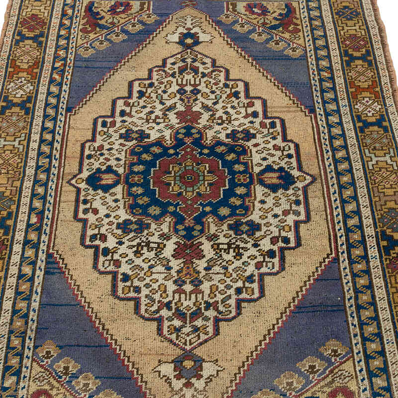 Alfombra Vintage Turca Anudada a Mano - 98 cm x 171 cm - K0067766