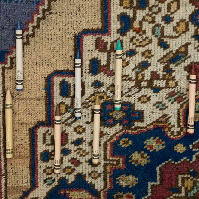 Alfombra Vintage Turca Anudada a Mano - 98 cm x 171 cm - K0067766