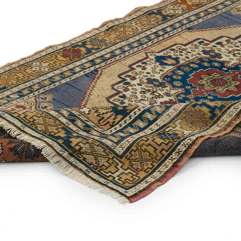 Alfombra Vintage Turca Anudada a Mano - 98 cm x 171 cm - K0067766