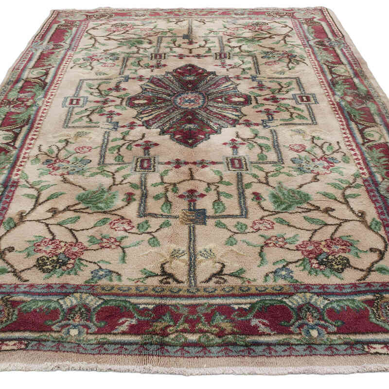 Vintage Turkish Hand-Knotted Rug - 5' 5" x 8' 5" (65" x 101") - K0067770