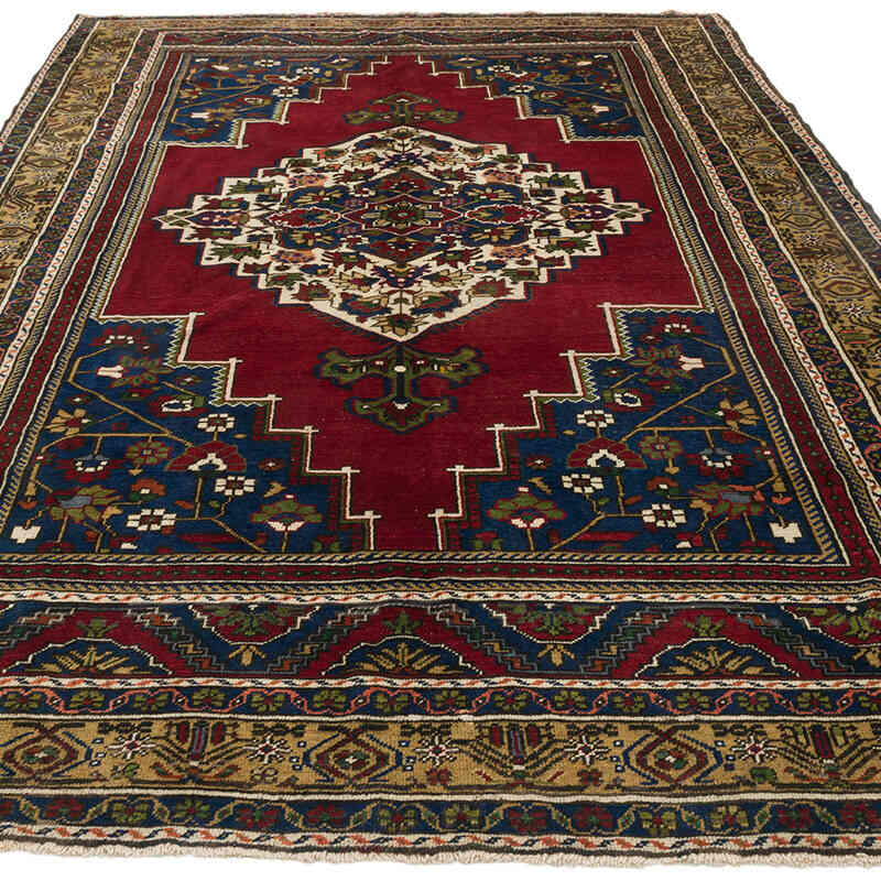 El Dokuma Vintage Halı - 186 cm x 307 cm - K0067775