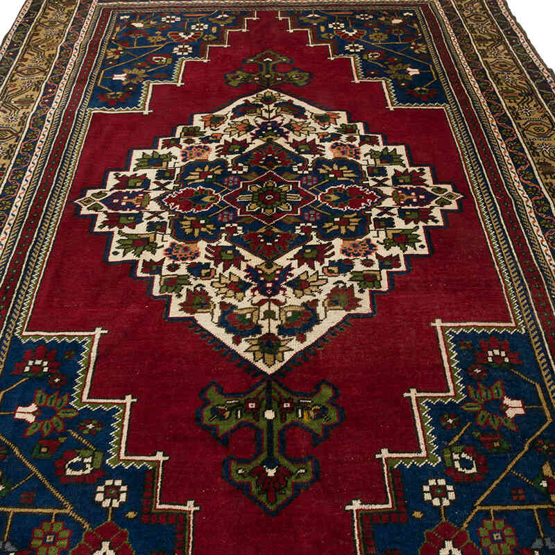 El Dokuma Vintage Halı - 186 cm x 307 cm - K0067775