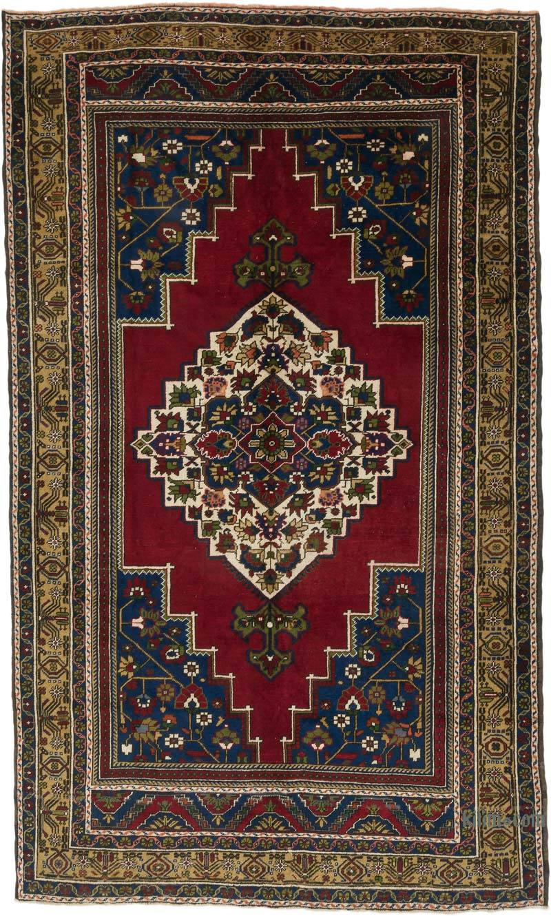El Dokuma Vintage Halı - 186 cm x 307 cm - K0067775