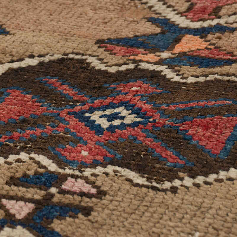 Vintage Turkish Hand-Knotted Runner - 2' 11" x 11' 7" (35" x 139") - K0067776