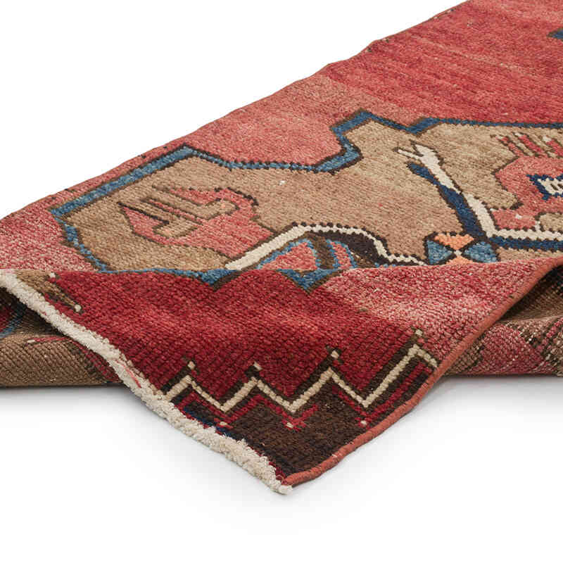 Vintage Turkish Hand-Knotted Runner - 2' 11" x 11' 7" (35" x 139") - K0067776