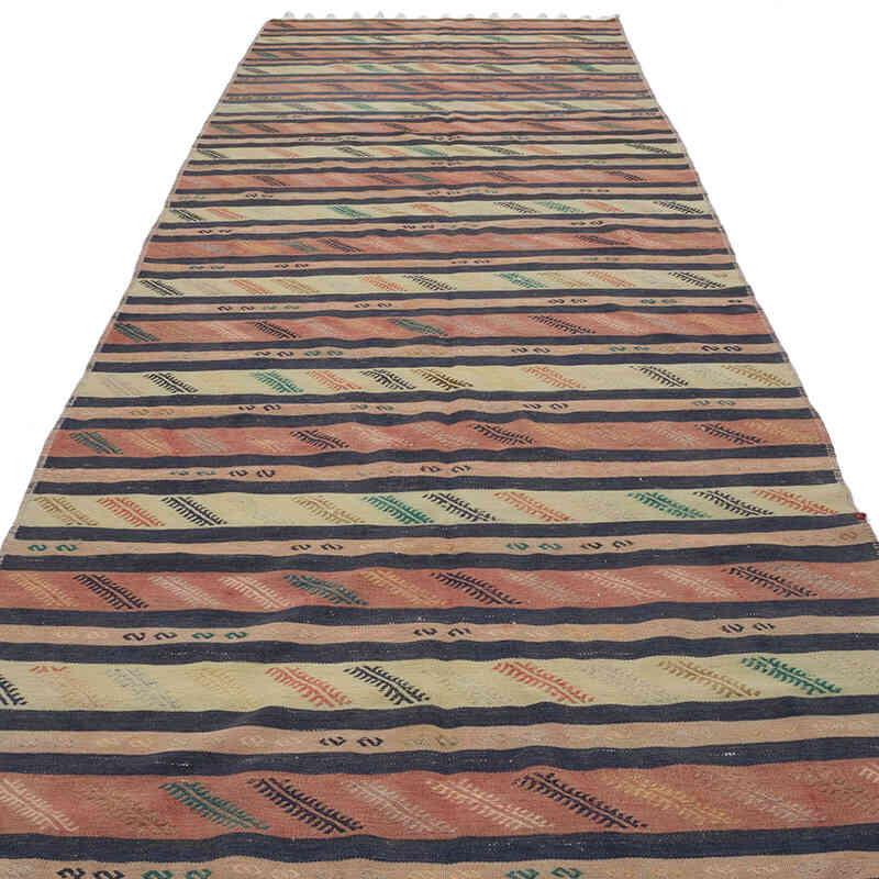 Vintage Anadolu Kilim Yolluk - 117 cm x 376 cm - K0067778