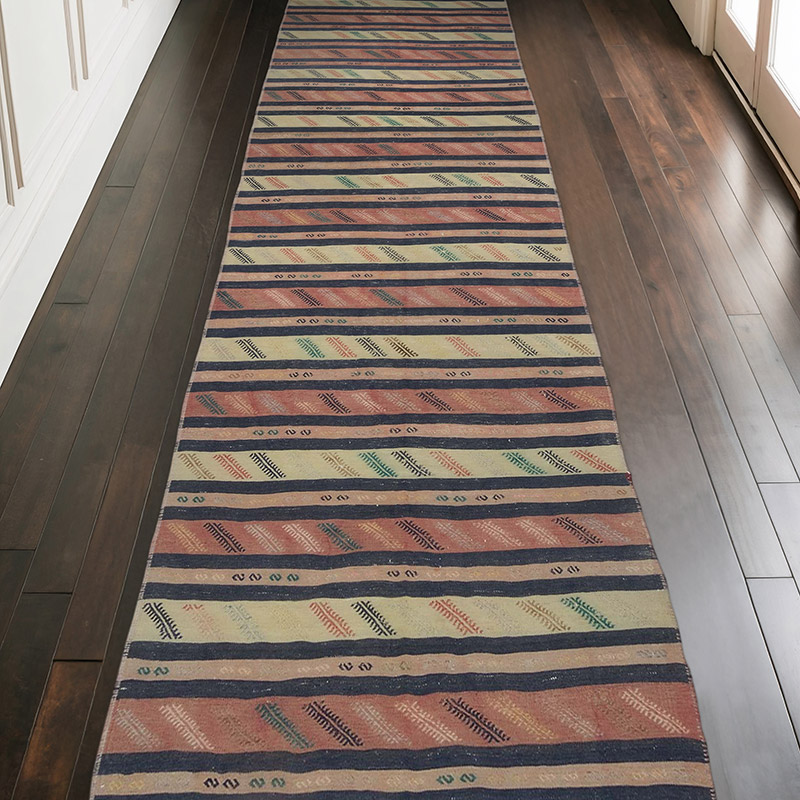 Vintage Anadolu Kilim Yolluk - 117 cm x 376 cm - K0067778
