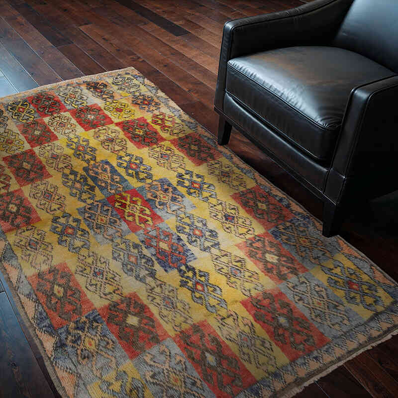 Vintage Anadolu Tülü - 126 cm x 195 cm - K0067783