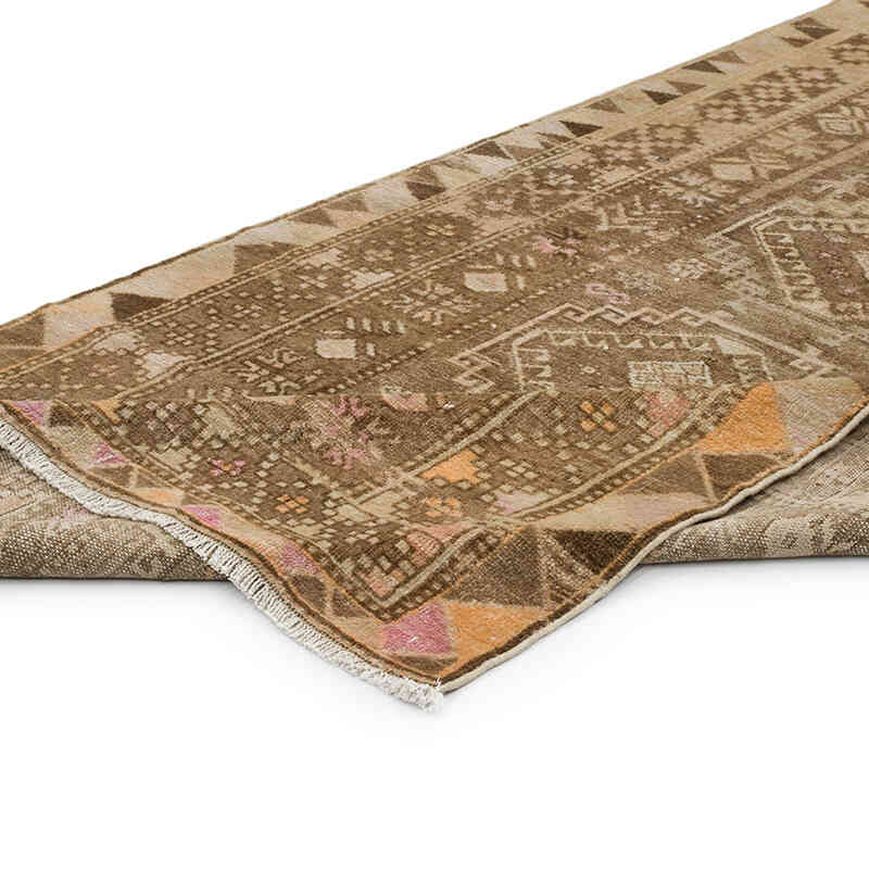 Alfombra Vintage Turca Anudada a Mano - 137 cm x 283 cm - K0067794