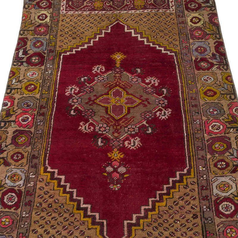 Alfombra Vintage Turca Anudada a Mano - 89 cm x 160 cm - K0067795