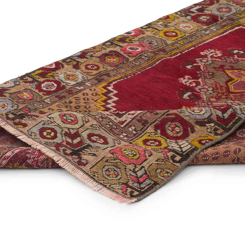 Alfombra Vintage Turca Anudada a Mano - 89 cm x 160 cm - K0067795