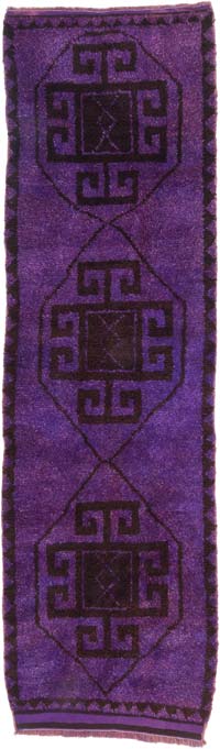 Vintage Tribal Runner Rug - 3' 3" x 11' 3" (39" x 135")