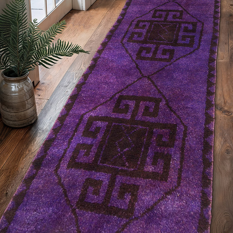 Vintage Tribal Runner Rug - 3' 3" x 11' 3" (39" x 135") - K0067800