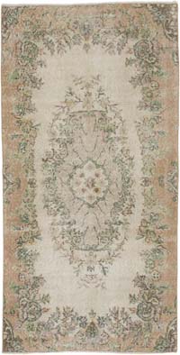 El Dokuma Vintage Halı - 96 cm x 188 cm