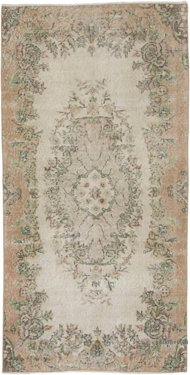 Alfombra Vintage Turca Anudada a Mano - 96 cm x 188 cm - K0067802