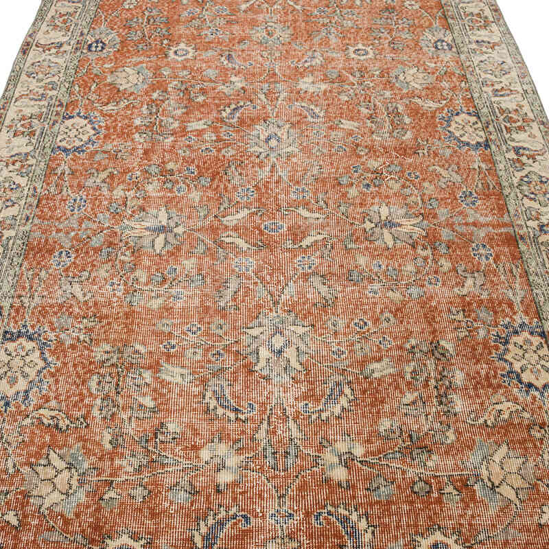 El Dokuma Vintage Halı - 140 cm x 235 cm - K0067808