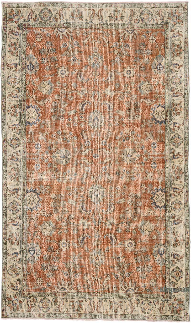 El Dokuma Vintage Halı - 140 cm x 235 cm - K0067808