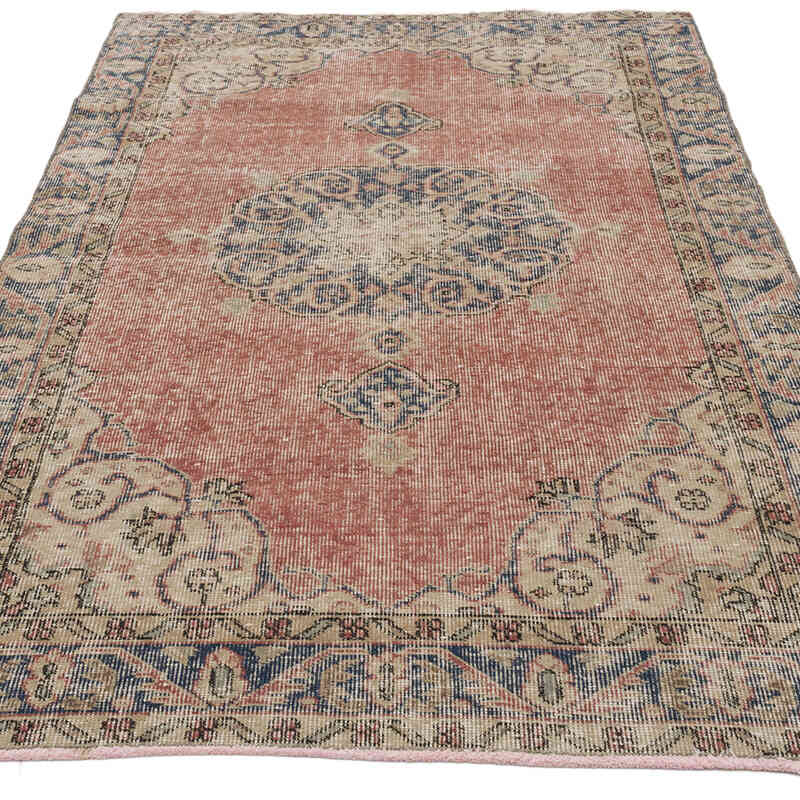 Vintage Turkish Hand-Knotted Rug - 3' 8" x 6' 8" (44" x 80") - K0067812