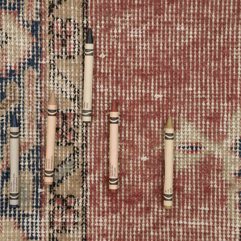 Vintage Turkish Hand-Knotted Rug - 3' 8" x 6' 8" (44" x 80") - K0067812