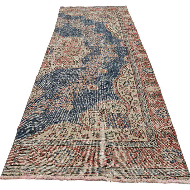 Alfombra Turca Vintage De Pasillo - 92 cm x 317 cm - K0067844