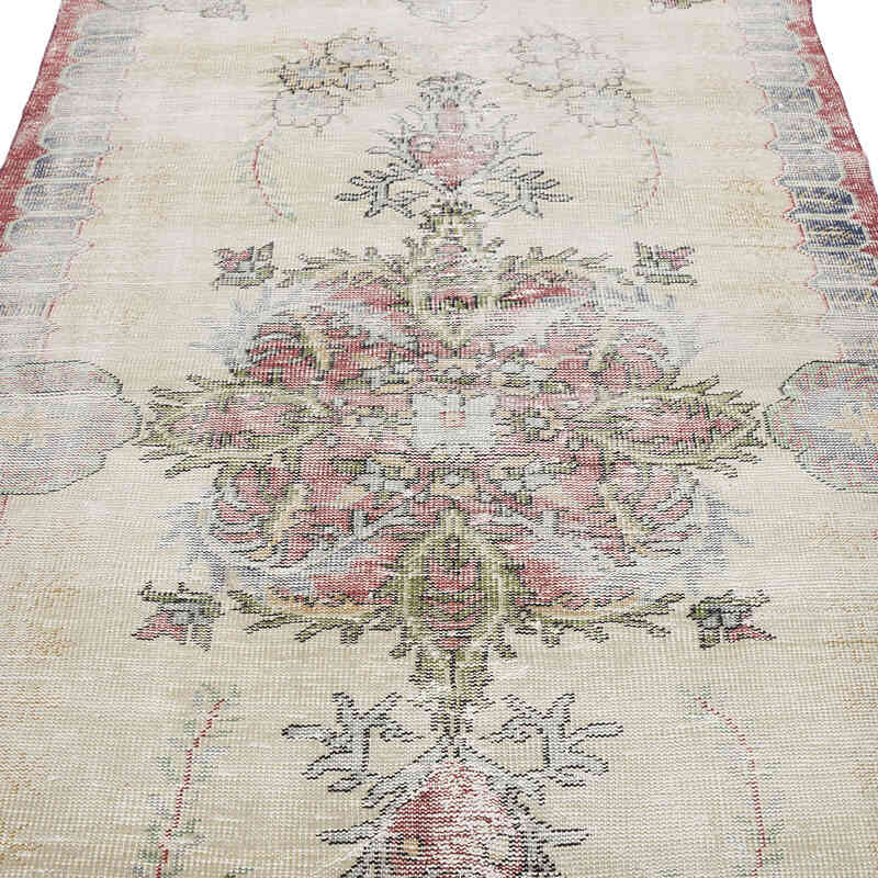 Alfombra Vintage Turca Anudada a Mano - 139 cm x 230 cm - K0067849