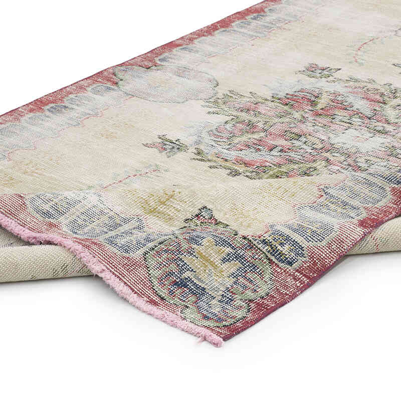 Alfombra Vintage Turca Anudada a Mano - 139 cm x 230 cm - K0067849