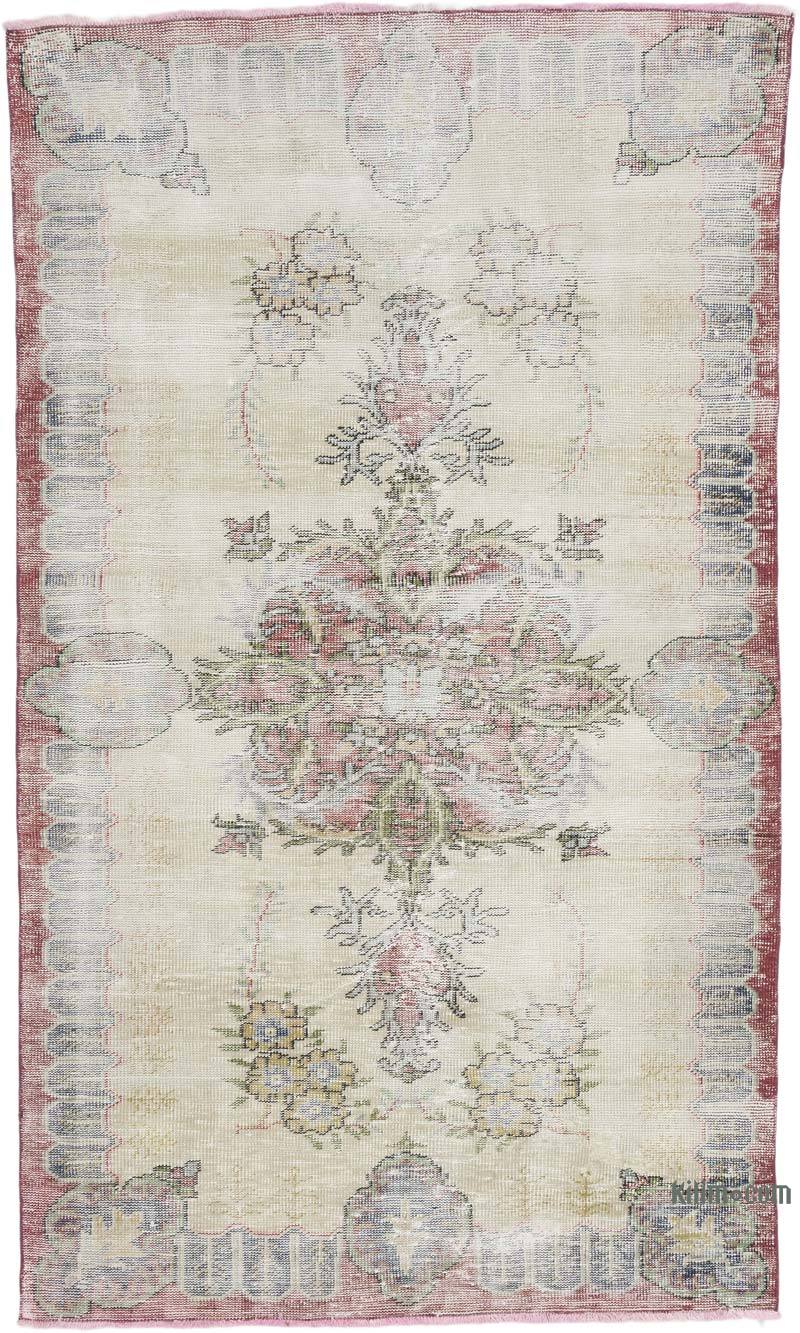 Alfombra Vintage Turca Anudada a Mano - 139 cm x 230 cm - K0067849