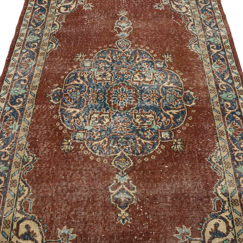 Vintage Turkish Hand-Knotted Rug - 4'  x 6' 11" (48" x 83") - K0067850