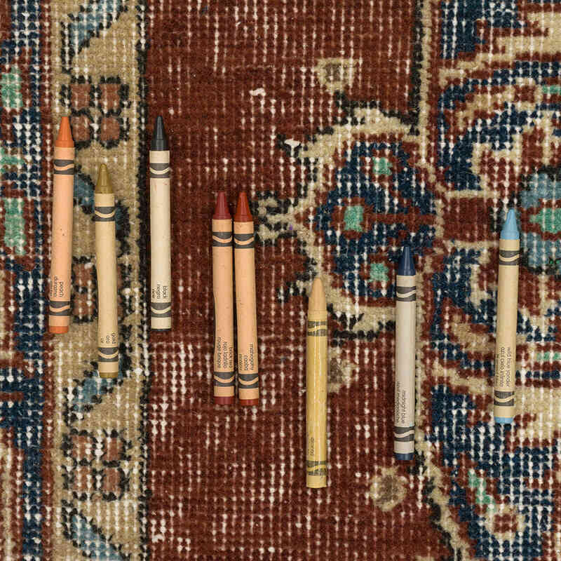 Vintage Turkish Hand-Knotted Rug - 4'  x 6' 11" (48" x 83") - K0067850