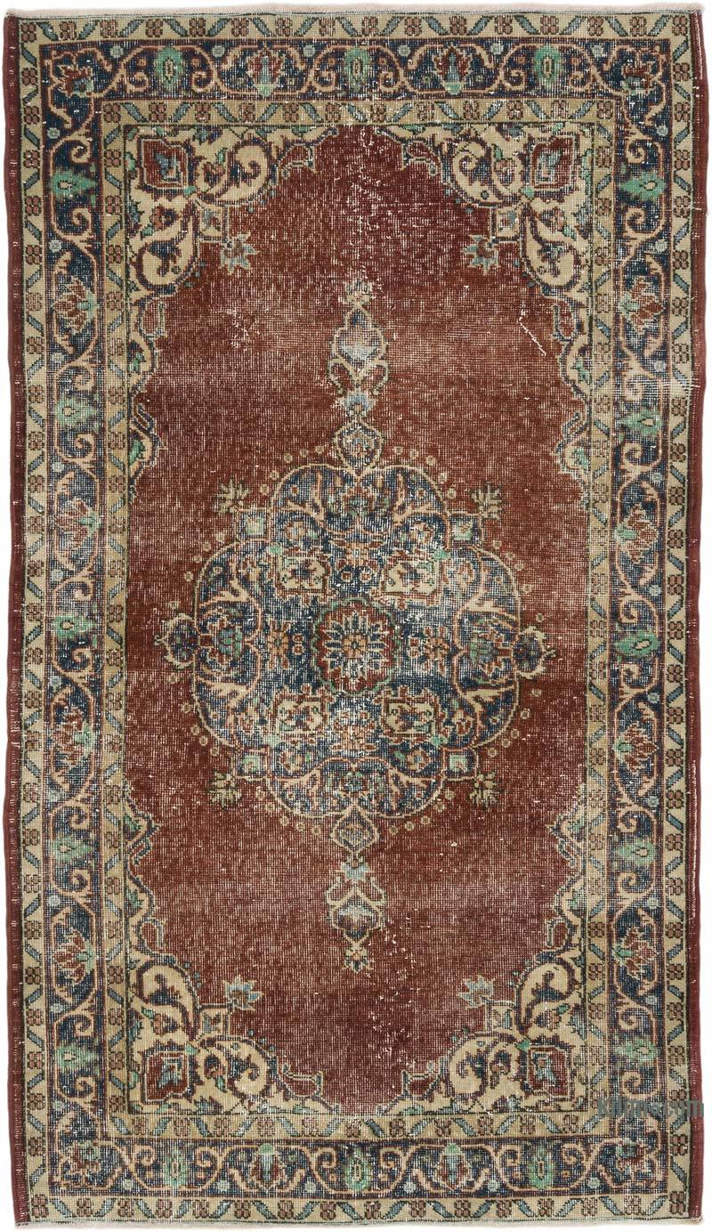 Vintage Turkish Hand-Knotted Rug - 4'  x 6' 11" (48" x 83") - K0067850