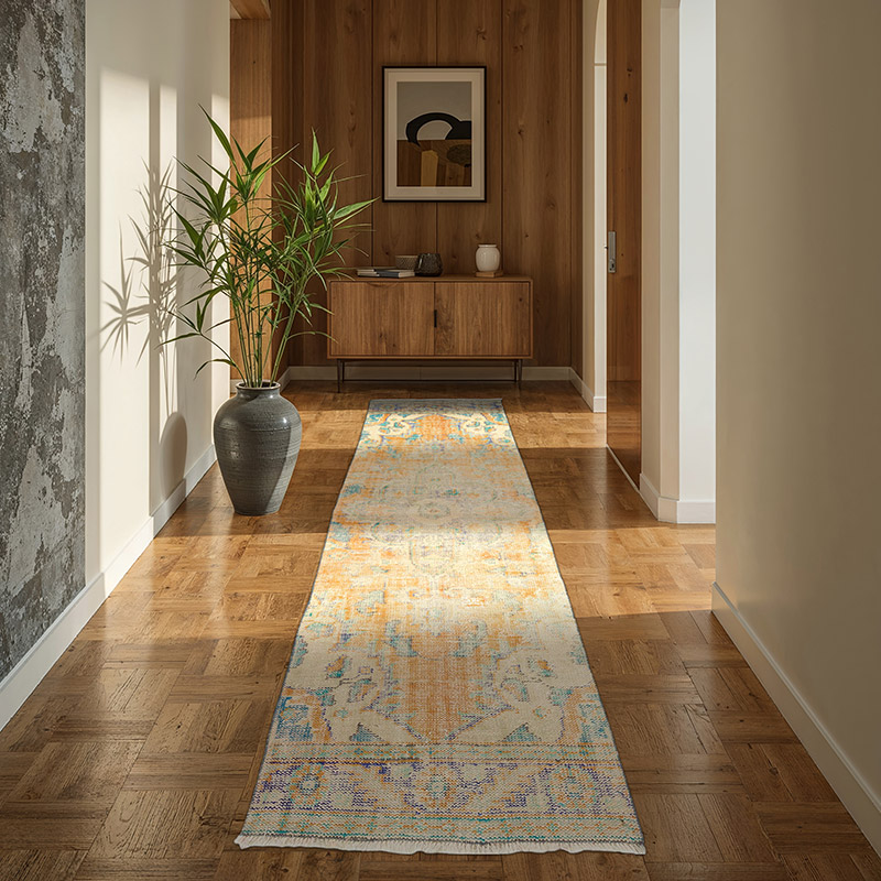 Vintage Anadolu Yolluk - 100 cm x 290 cm - K0067851