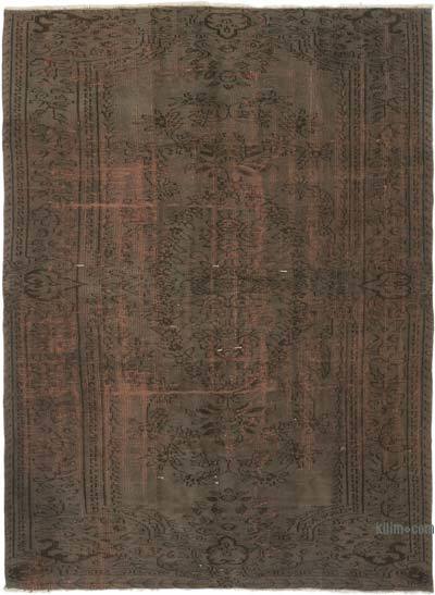 Over-dyed Vintage Hand-Knotted Turkish Rug - 6' 1" x 8' 3" (73 in. x 99 in.)