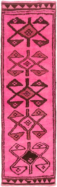 Vintage Tribal Runner Rug - 3' 4" x 11' 2" (40" x 134")
