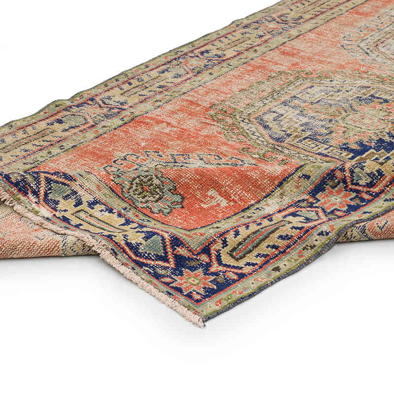 Vintage Turkish Hand-Knotted Rug - 4' 11" x 11' 3" (59" x 135") - K0067870