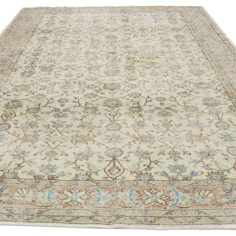 Vintage Turkish Hand-Knotted Rug - 6' 10" x 10' 1" (82" x 121") - K0067874