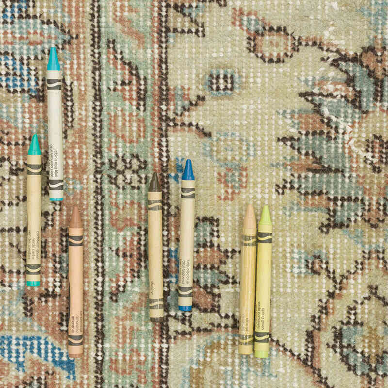 Vintage Turkish Hand-Knotted Rug - 6' 10" x 10' 1" (82" x 121") - K0067874