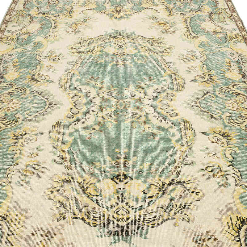 Alfombra Vintage Turca Anudada a Mano - 160 cm x 265 cm - K0067876