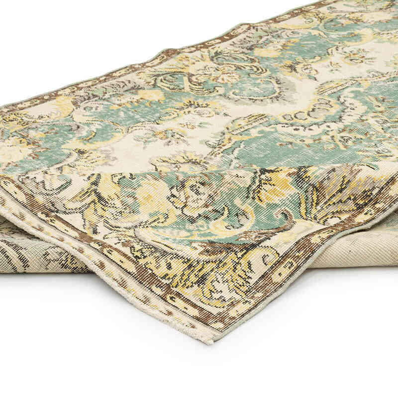 Alfombra Vintage Turca Anudada a Mano - 160 cm x 265 cm - K0067876