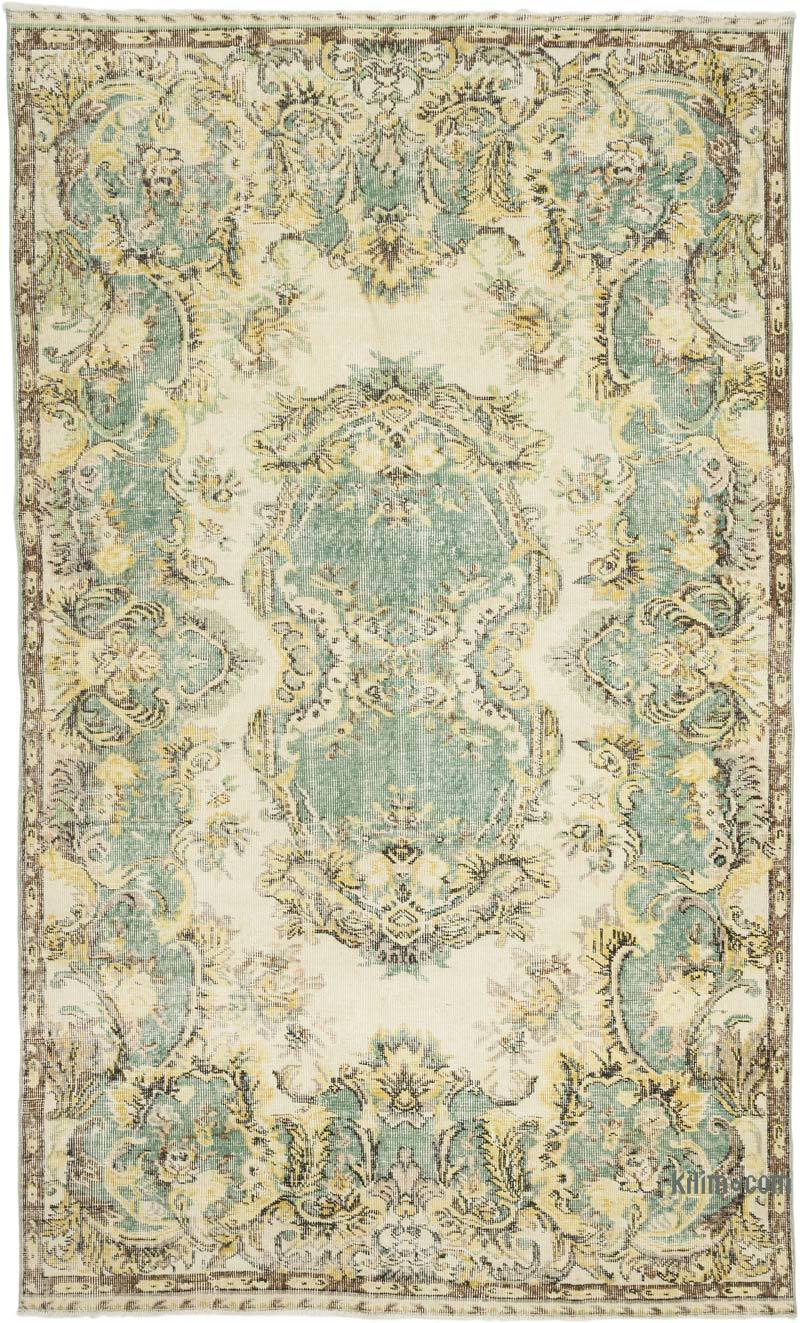 Alfombra Vintage Turca Anudada a Mano - 160 cm x 265 cm - K0067876