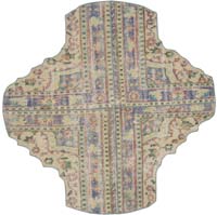 Patchwork El Dokuma Halı - 182 cm x 184 cm