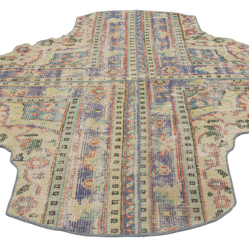 Patchwork El Dokuma Halı - 182 cm x 184 cm - K0067887