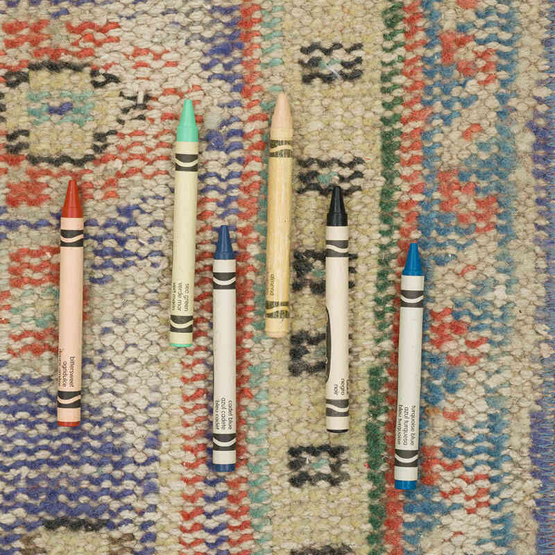Patchwork El Dokuma Halı - 182 cm x 184 cm - K0067887