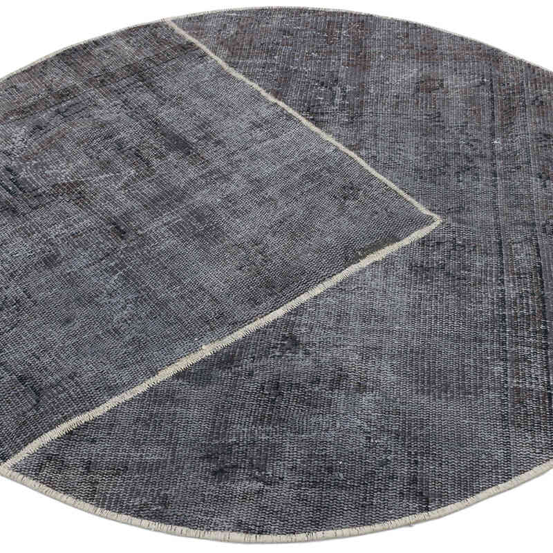 Patchwork El Dokuma Halı - 118 cm x 119 cm - K0067888