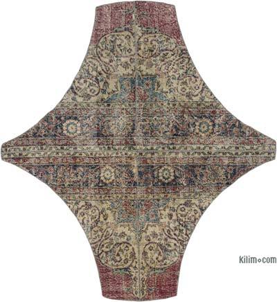 Patchwork El Dokuma Halı - 182 cm x 198 cm